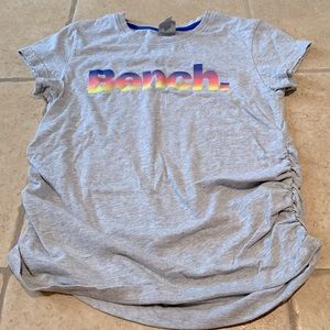 Grey and sunset Kids t-shirt Bench size: XL
